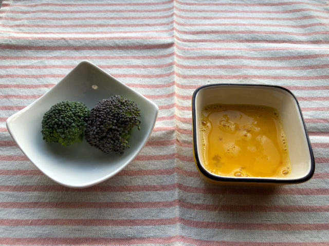 カミカミ期に☆アレンジしやすいシンプルレシピ「ブロッコリーの卵とじ」離乳食レシピ